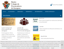 Tablet Screenshot of procuradores.net